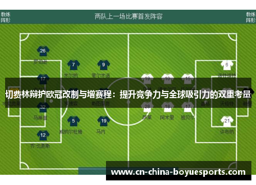 切费林辩护欧冠改制与增赛程：提升竞争力与全球吸引力的双重考量